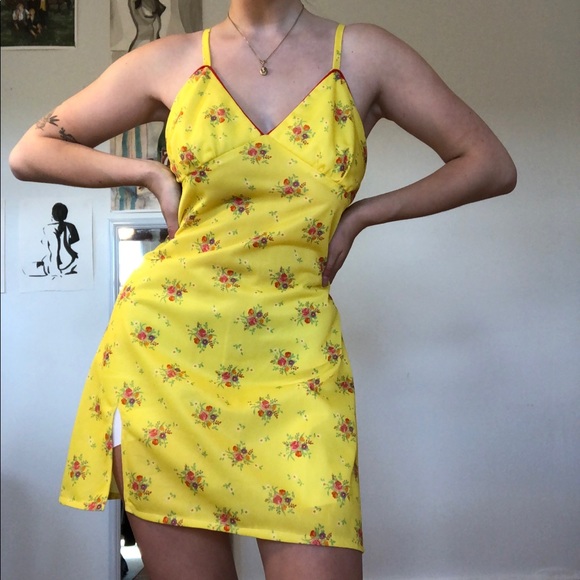 Vintage slip dress 60-70s - Picture 2 of 5